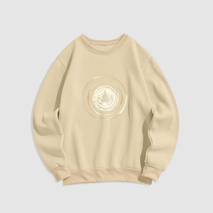 Mythstone Lotus Buddha Fleece Lined Sweatshirt