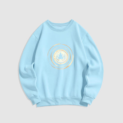 Mythstone Lotus Buddha Fleece Lined Sweatshirt