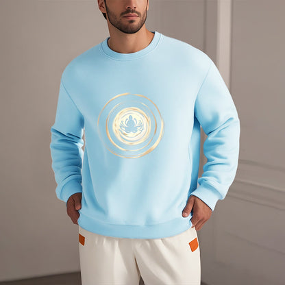 Mythstone Lotus Buddha Fleece Lined Sweatshirt