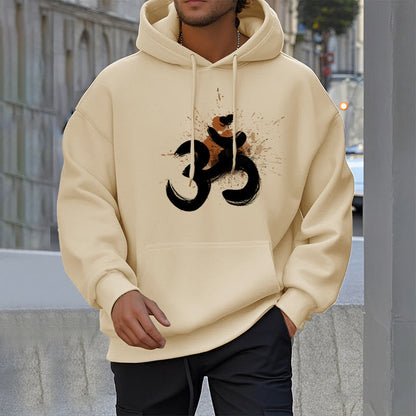 Mythstone OM Sanskrit Fleece Lined Polyester Hoodie