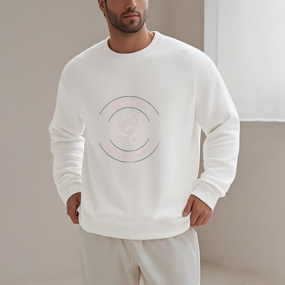 Mythstone Lotus Accept Impermanence Fleece Lined Sweatshirt