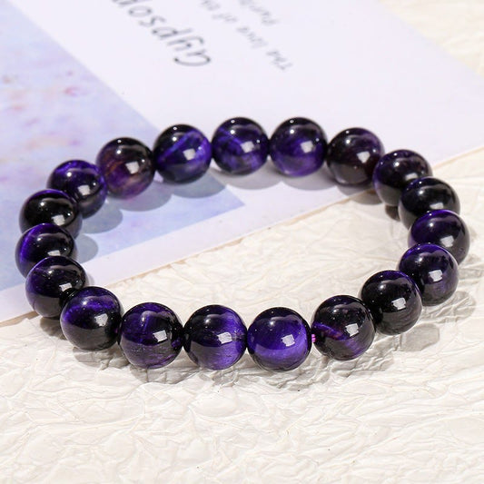 Mythstone Purple Tiger Eye Creativity Bracelet