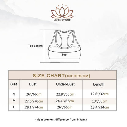 Mythstone Seamless Fitness Crop Tank Top High Waist Leggings Pants Sports Gym Yoga Outfits