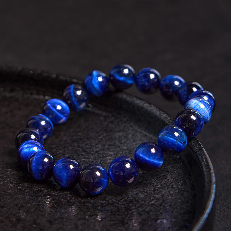 Mythstone Blue Tiger Eye Protection Bracelet