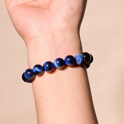 Mythstone Blue Tiger Eye Protection Bracelet