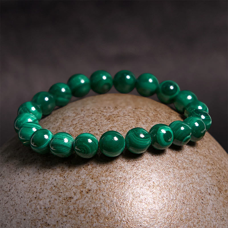 Mytthstone Natural Malachite Protection Calmness Bracelet