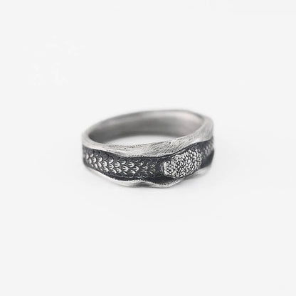 Mythstone 999 Sterling Silver Snake-shaped Year Of The Snake Protection Ring