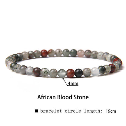 Mythstones 4mm Various Stone Crystal Mini Beads Healing Bracelet