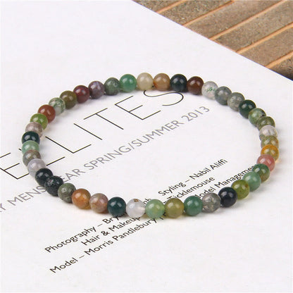 Mythstones 4mm Various Stone Crystal Mini Beads Healing Bracelet