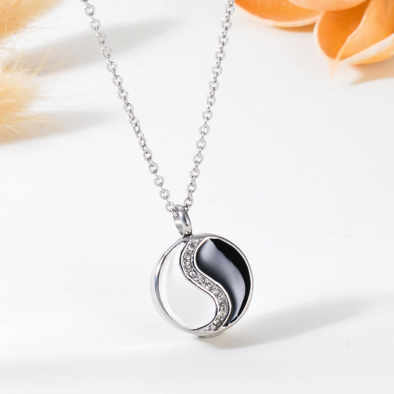 Mythstone Yin Yang Titanium Steel Harmony Necklace Pendant