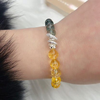 Mythstone Green Phantom Citrine Year of the Snake Confidence Bracelet