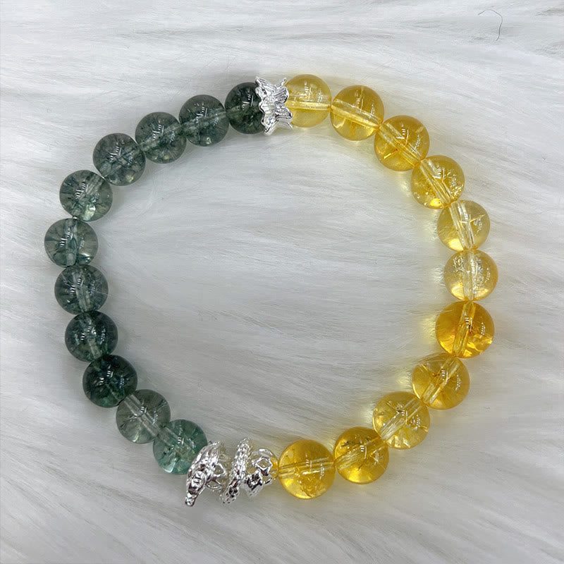 Mythstone Green Phantom Citrine Year of the Snake Confidence Bracelet