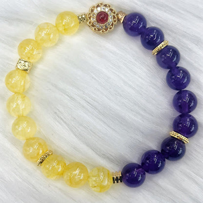 Mythstone Citrine Amethyst Pleasure Bracelet