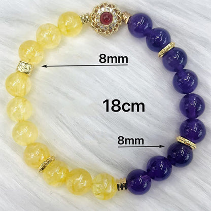 Mythstone Citrine Amethyst Pleasure Bracelet