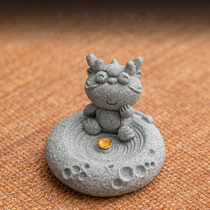 Mythstone Chinese Zodiac Healing Incense Burner Desk Decoration