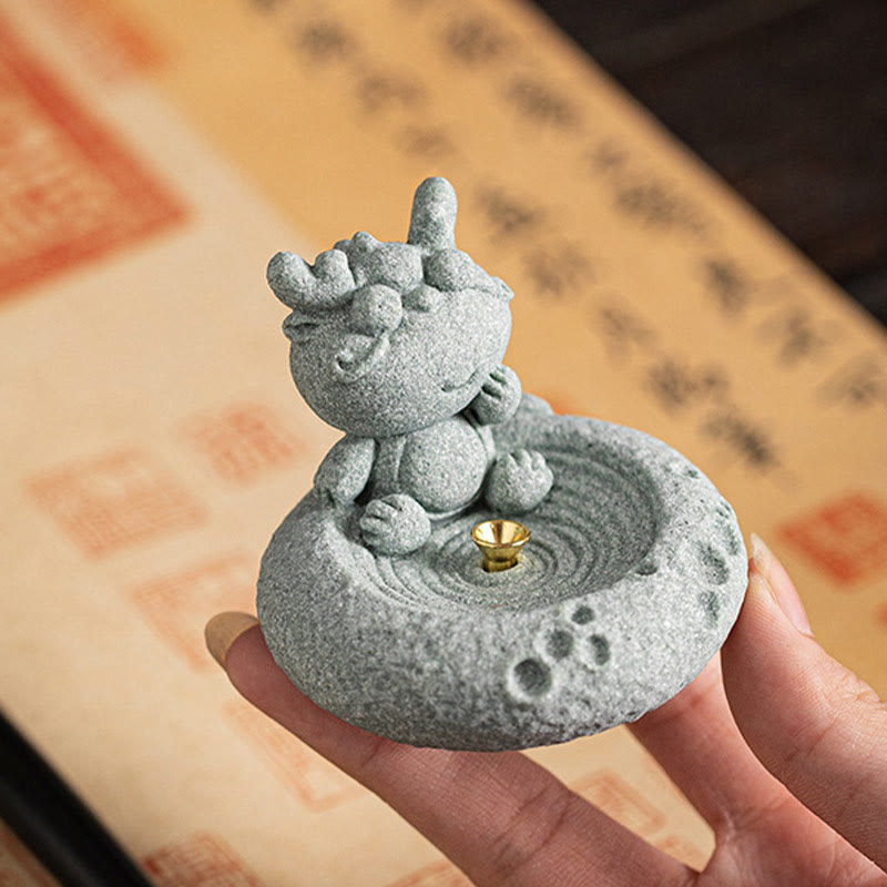 Mythstone Chinese Zodiac Healing Incense Burner Desk Decoration