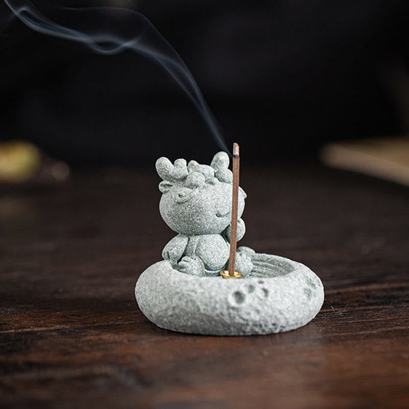 Mythstone Chinese Zodiac Healing Incense Burner Desk Decoration