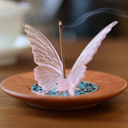 Mythstone Butterfly Healing Incense Burner Desk Decoration