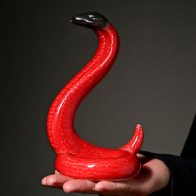 Mythstone Year Of The Snake Ceramic Home Decoration