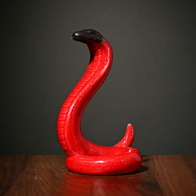 Mythstone Year Of The Snake Ceramic Home Decoration