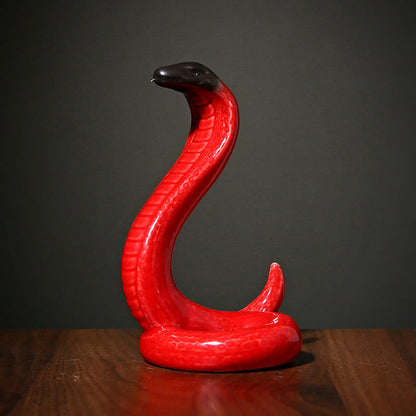 Mythstone Year Of The Snake Ceramic Home Decoration