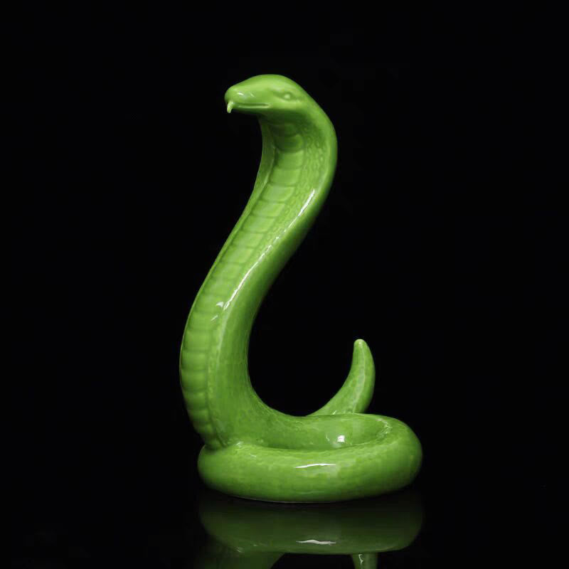 Mythstone Year Of The Snake Ceramic Home Decoration