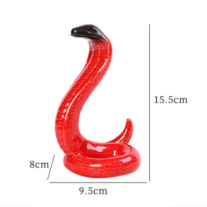 Mythstone Year Of The Snake Ceramic Home Decoration