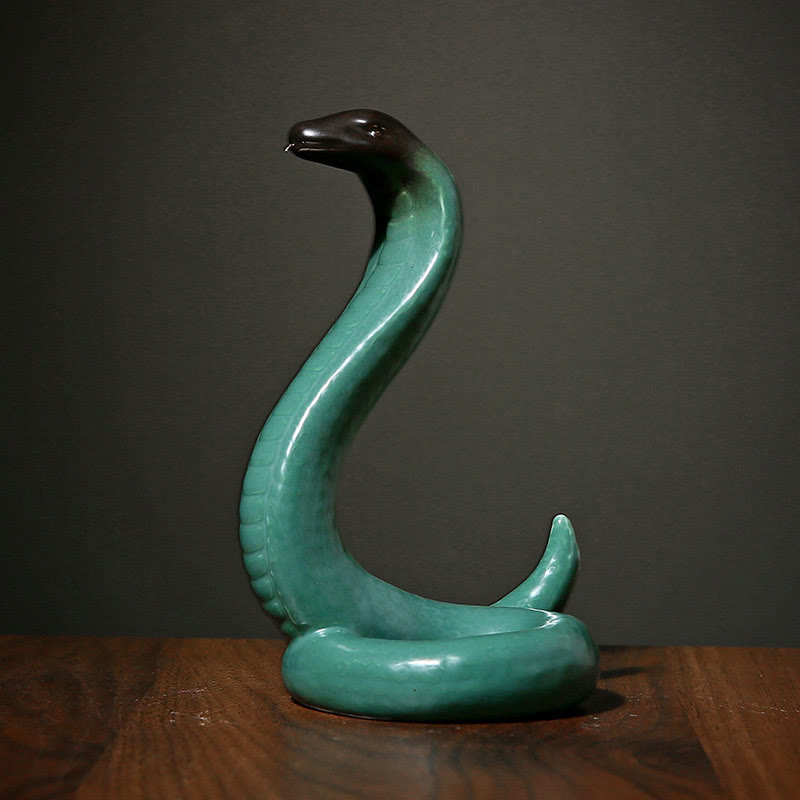 Mythstone Year Of The Snake Ceramic Home Decoration