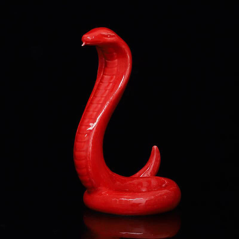 Mythstone Year Of The Snake Ceramic Home Decoration