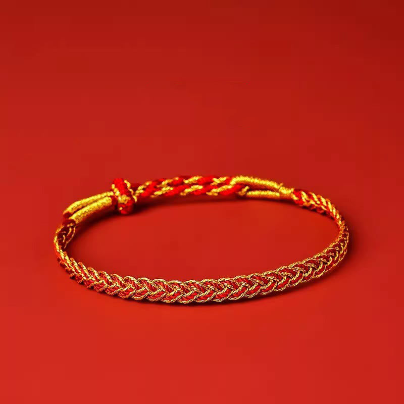 Mythstone Red String Yellow String Luck Bracelet