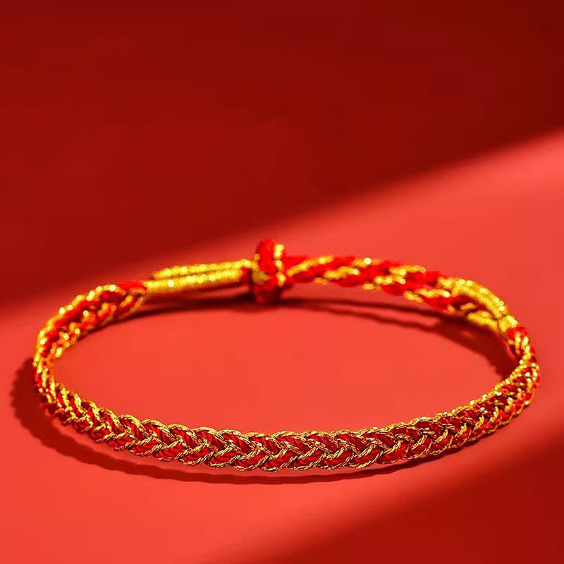 Mythstone Red String Yellow String Luck Bracelet