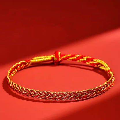 Mythstone Red String Yellow String Luck Bracelet