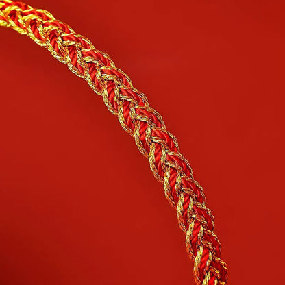 Mythstone Red String Yellow String Luck Bracelet