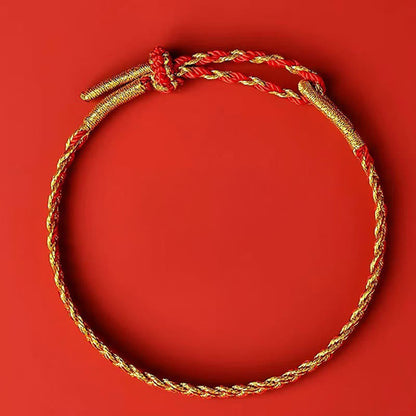 Mythstone Red String Yellow String Luck Bracelet