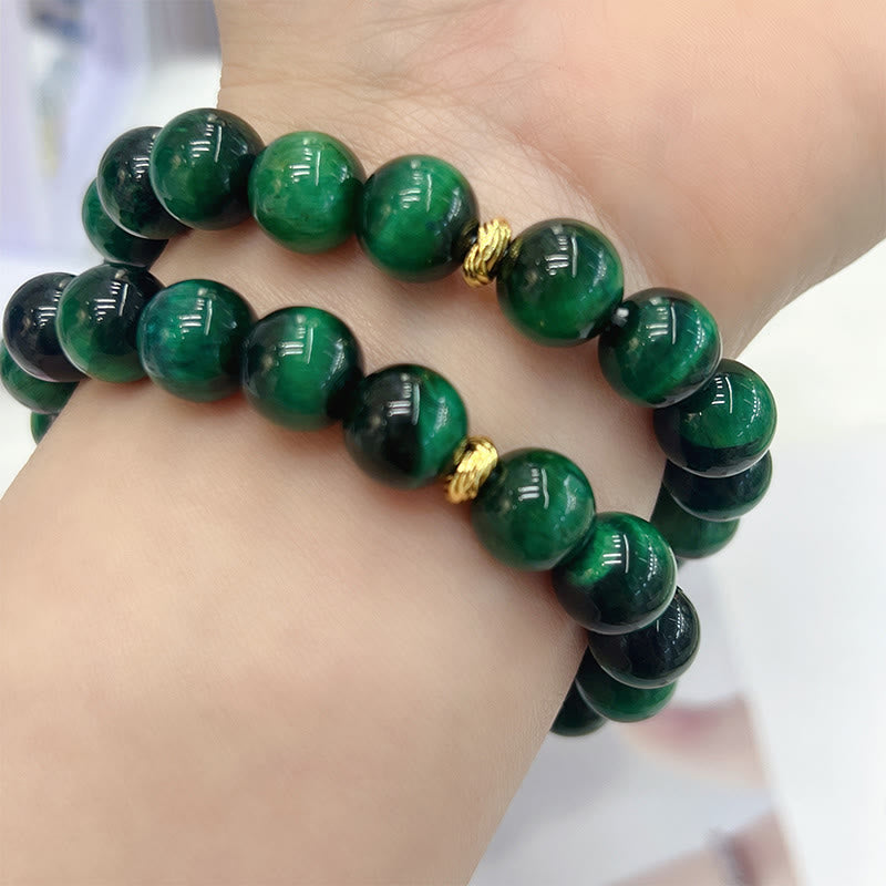 Mythstone Green Tiger Eye Positive Bracelet