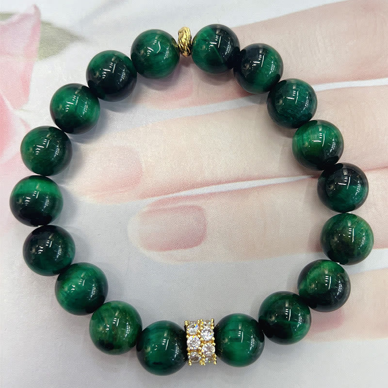 Mythstone Green Tiger Eye Positive Bracelet