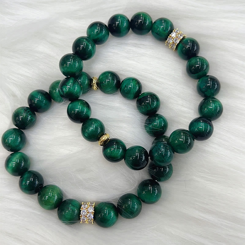 Mythstone Green Tiger Eye Positive Bracelet