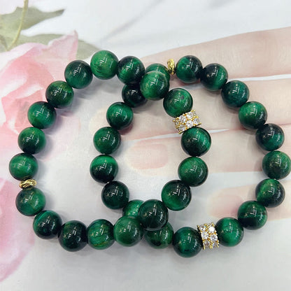 Mythstone Green Tiger Eye Positive Bracelet