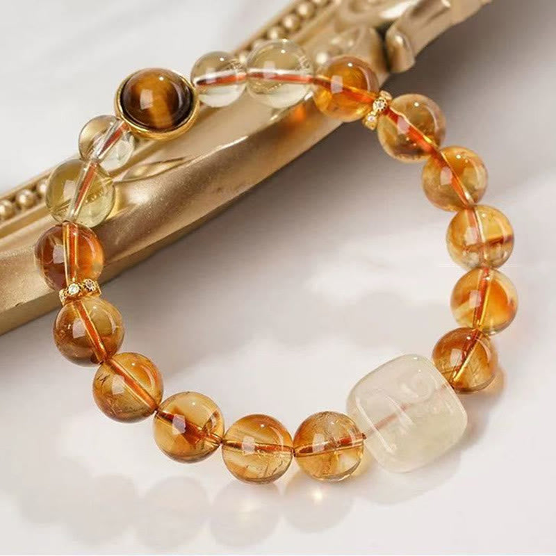 Mythstone Topaz Zashi Lhamo Kindness Bracelet