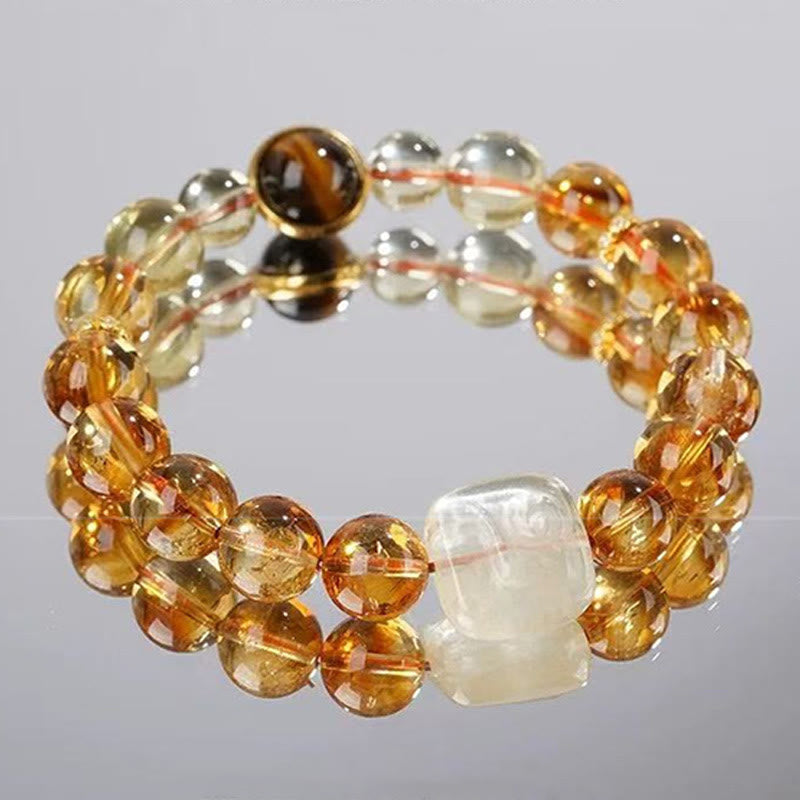 Mythstone Topaz Zashi Lhamo Kindness Bracelet