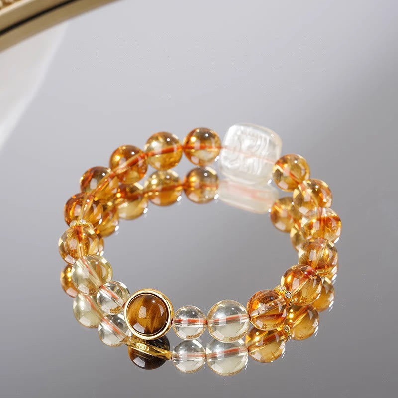 Mythstone Topaz Zashi Lhamo Kindness Bracelet