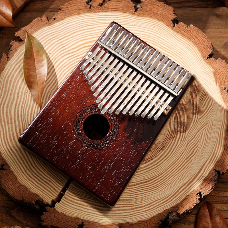 Mythstone Kalimba 17 Keys Thumb Piano Mahogany Wood Acacia Walnut Portable Finger Piano