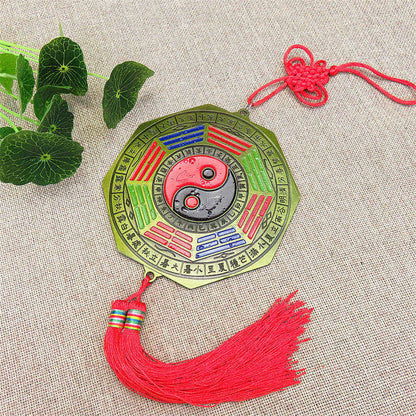 Mythstone Feng Shui Bagua Map Chinese Knotting Harmony Energy Map Mirror