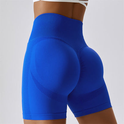 Mythstone Women Seamless Sports Fitness High Waist Yoga Workout Shorts