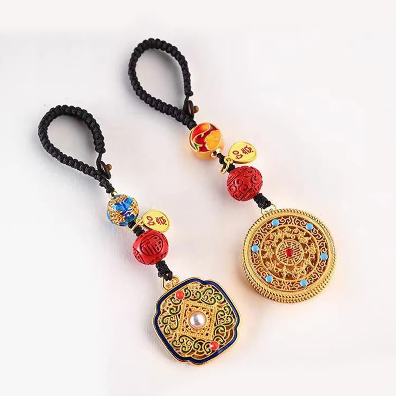 Mythstone Fu Character Blessing Ruyi Charm Key Chain