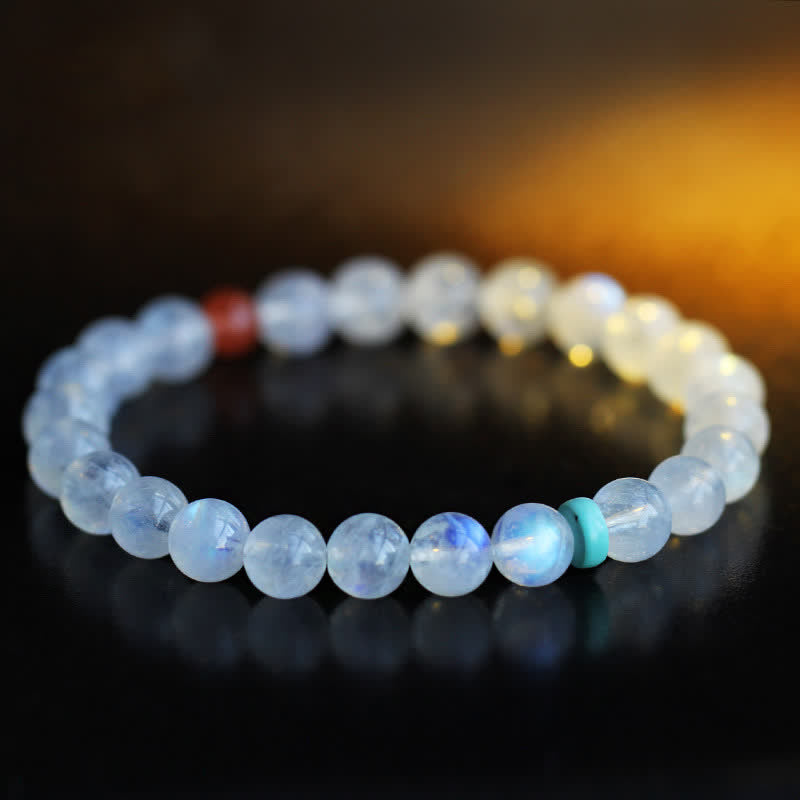 Mythstone Moonstone Calm Healing Positive Bracelet