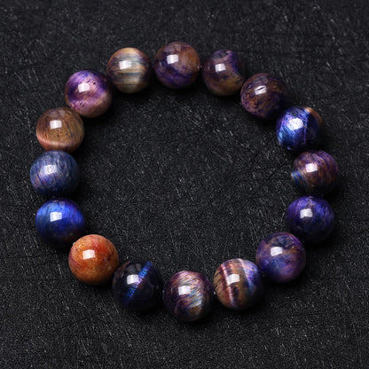 Mythstone Natural Purple Tiger Eye Protection Strength Bracelet