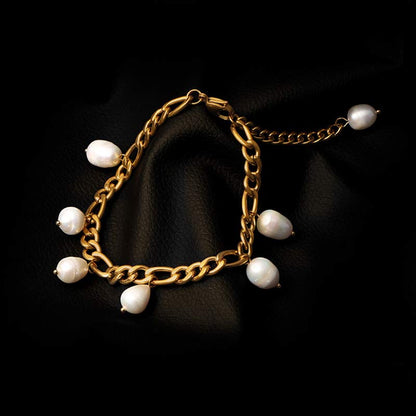 Mythstone Pearl Happiness Wealth Anklet