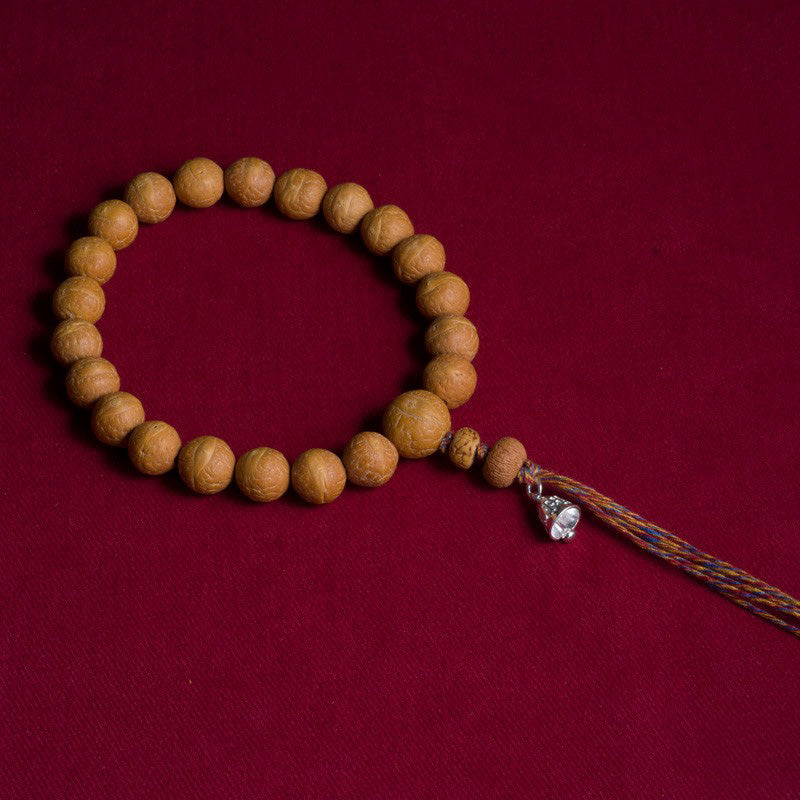 Mythstone Bodhi Seed Luck Auspiciousness Wrist Mala Tassel Pocket Mala