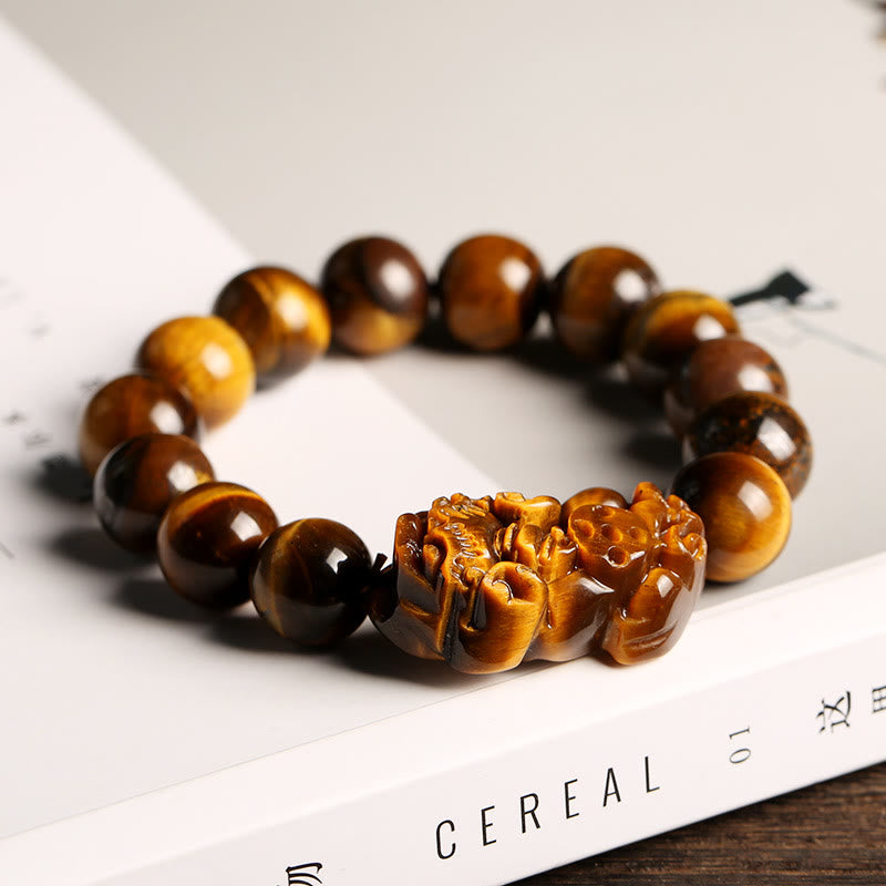 Mythstone Natural Tiger Eye Wealth Bracelet